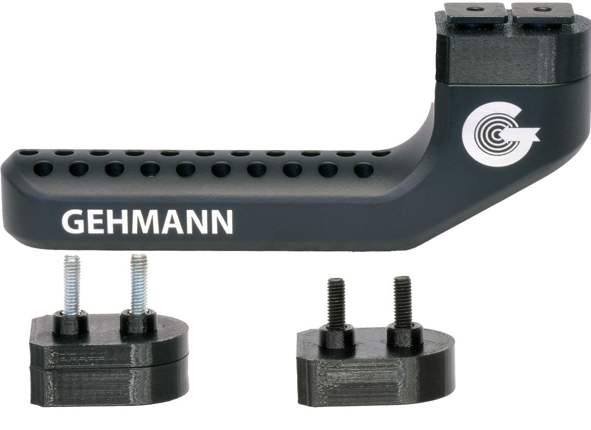 Gehmann stock grip for benchrest shooting
