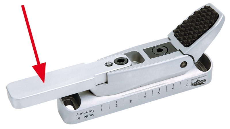 Alternative view of Anschütz extension Butt Plate mod. 4759