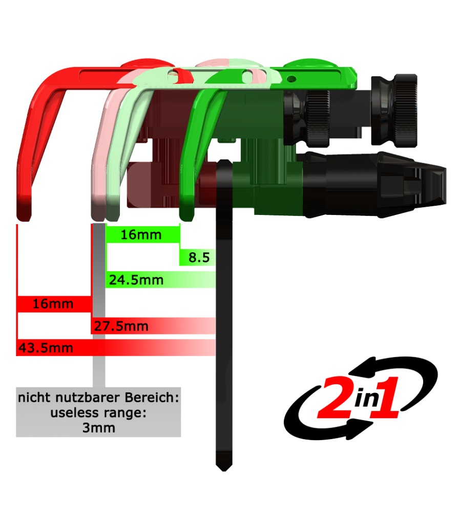 Alternative view of GE Schaftbacke Mod. Smallbore / Bigbore