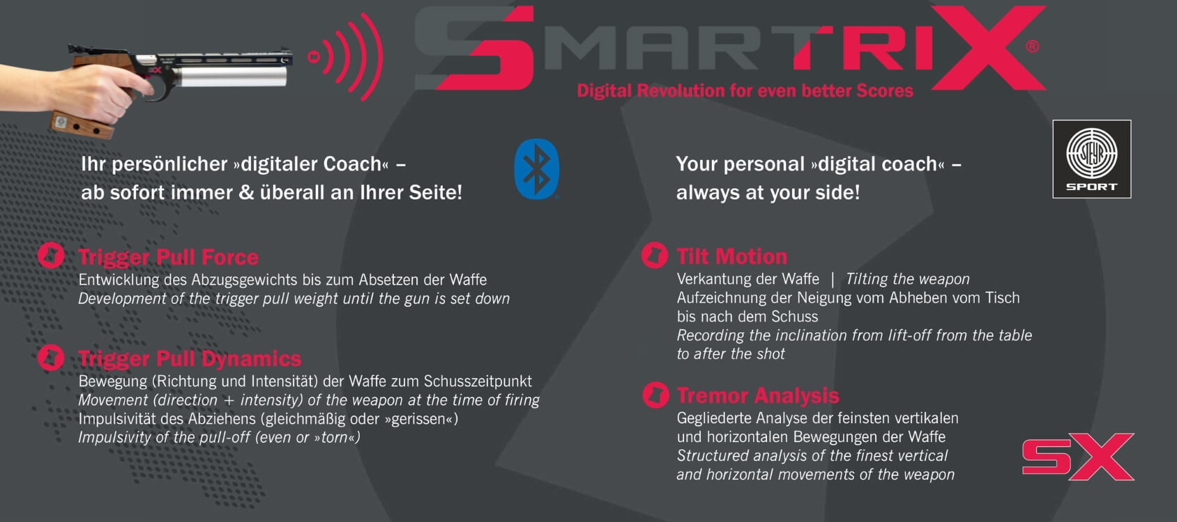 Alternative view of Steyr Luftpistole Mod. EVO 10E COMPACT SMARTRIX SX