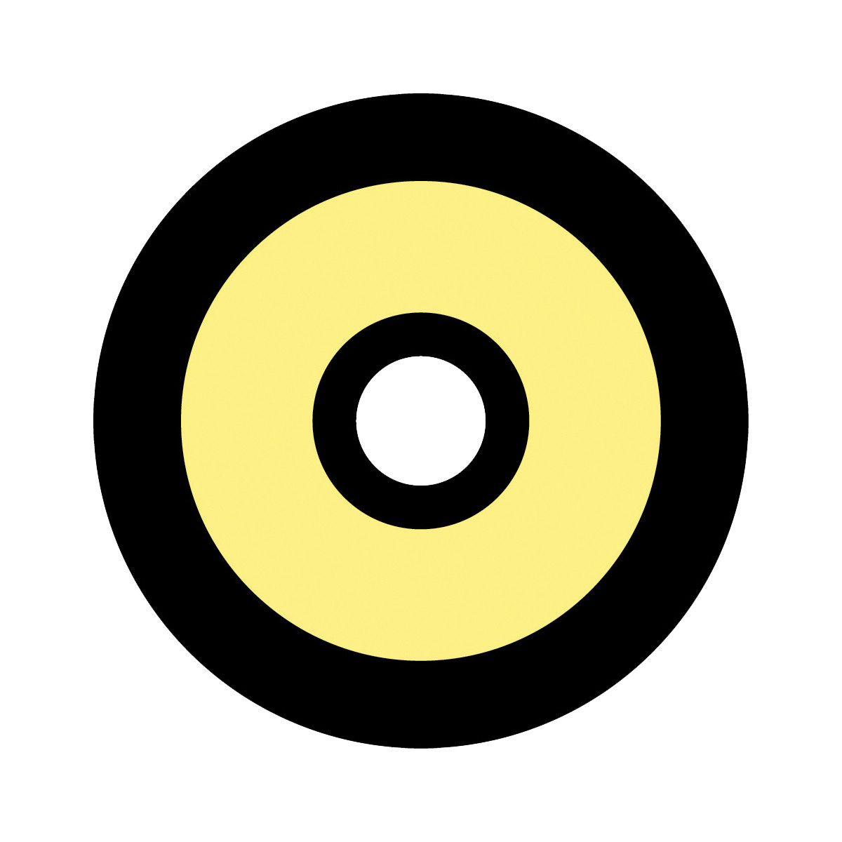 Centra Ringkorn Mod. Filter-Glasringkorn M18 gelb