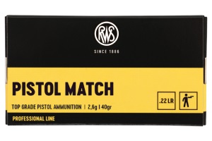 RWS Patrone Mod. Pistol Match